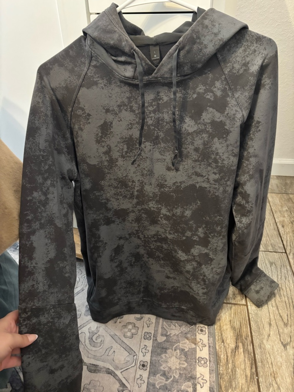 Men's Lululemon Hoodie in Camo Gray